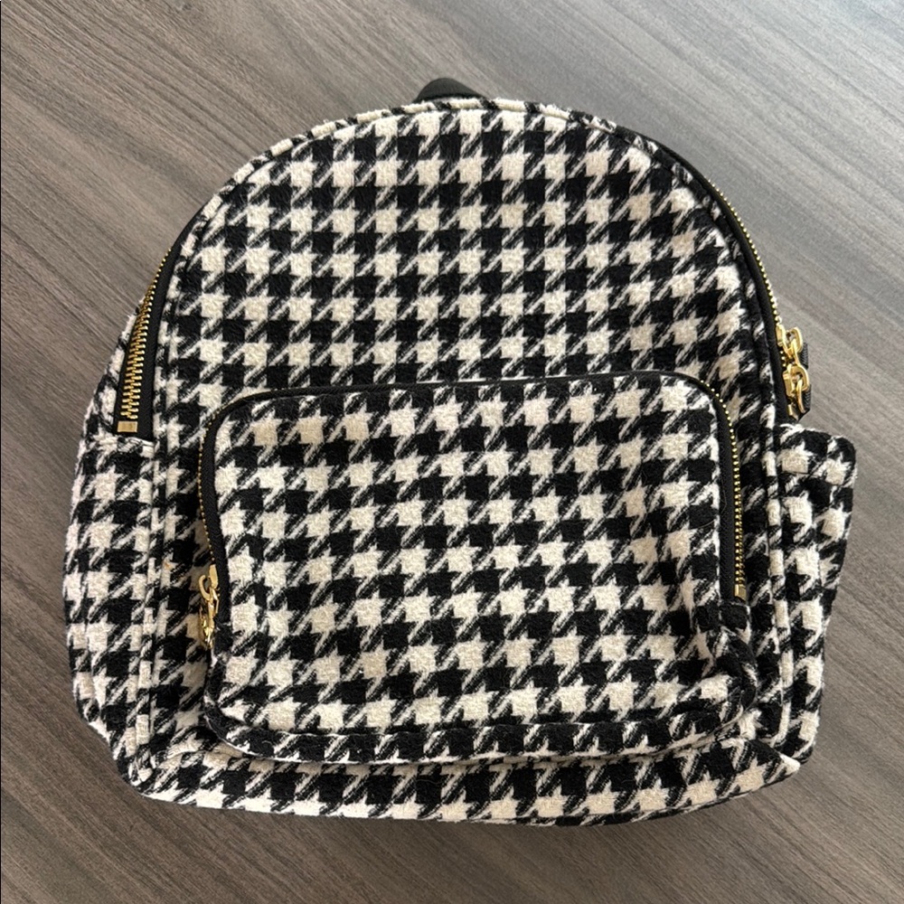 Stoney Clover Lane Houndstooth Mini Backpack